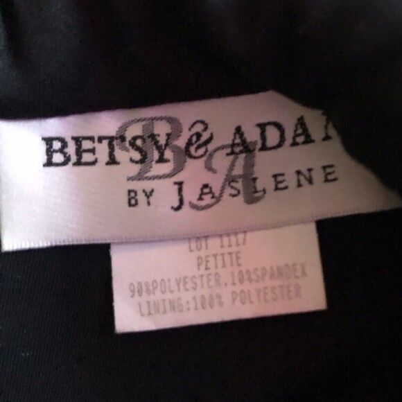 VTG Cheongsam Qipao Gown Womens Sz 4P Black Velvet Sparkle Mandarin Maxi Dress - Picture 14 of 15